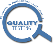 Quality testing image